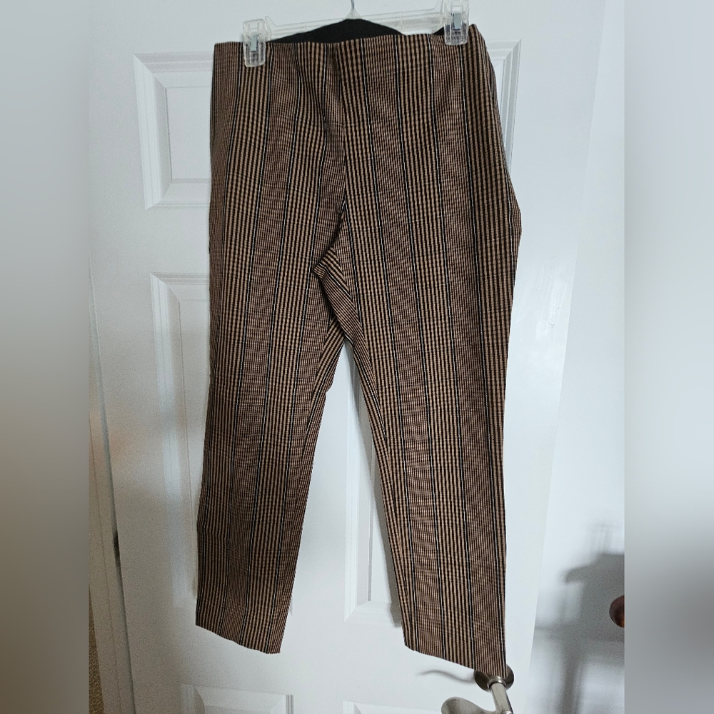 a new day Women's Brown Striped Pants
